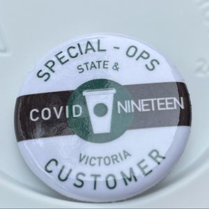 Starbucks covid pin